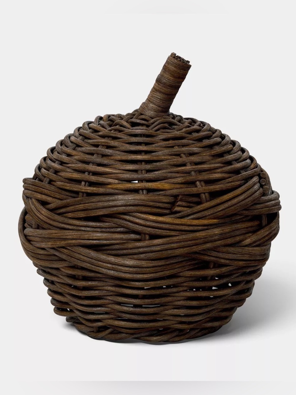 Small Dark Woven Fall Pumpkin - Threshold
